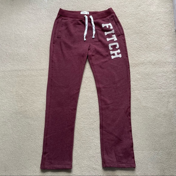 Abercrombie & Fitch Other - A&F Maroon Sweatpants - Men’s Sz M